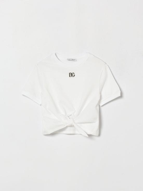 26SS [키즈] 돌체앤가바나 티셔츠 L5JTJQG7J6Q W0800 White