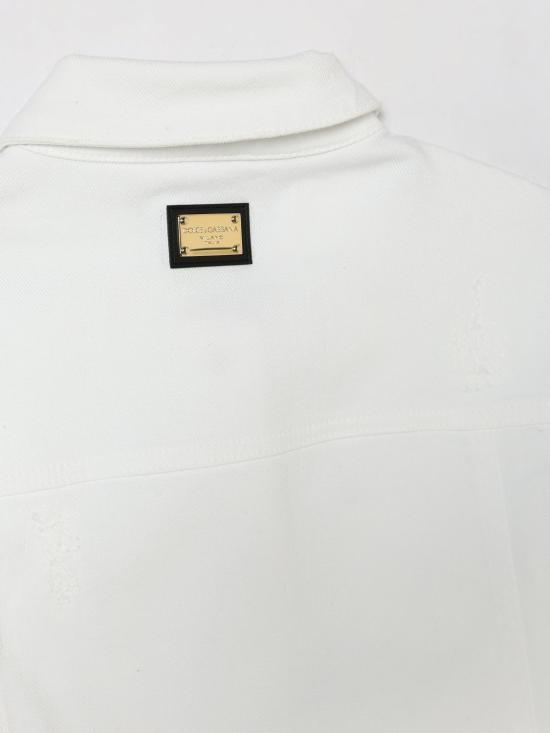 26SS [키즈] 돌체앤가바나 캐주얼 자켓 L51B74LDA84 W0800 White - DOLCE & GABBANA