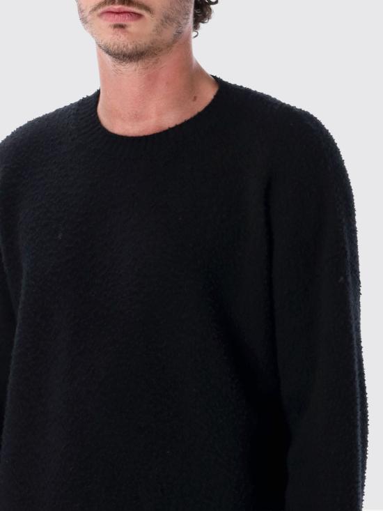 26FW 로베르토 콜리나 스웨터 263MYB21501 09 Black - ROBERTO COLLINA