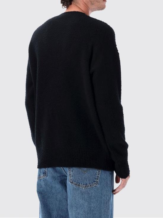 26FW 로베르토 콜리나 스웨터 263MYB21501 09 Black - ROBERTO COLLINA