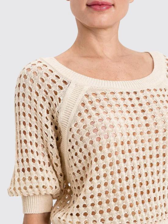 26SS 액티튜드 트윈세트 스웨터 261AT3050 13362 Beige - ACTITUDE TWINSET