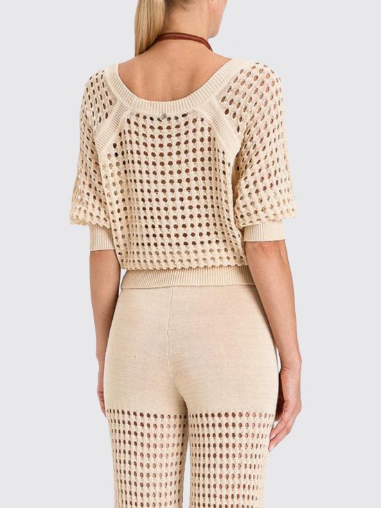 26SS 액티튜드 트윈세트 스웨터 261AT3050 13362 Beige - ACTITUDE TWINSET