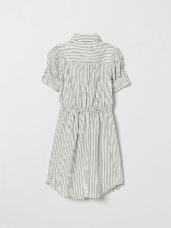26SS [키즈] 브루넬로 쿠치넬리 원피스 BL110A331 C1750 White - BRUNELLO CUCINELLI