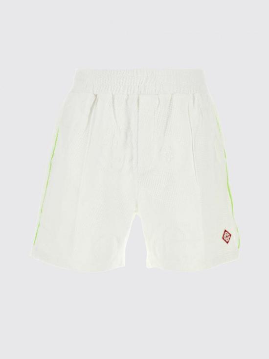 26SS 카사블랑카 숏팬츠 MSS26JTR271 01 White - CASABLANCA