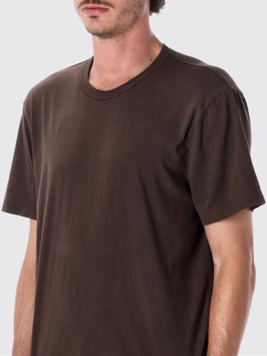 26FW 제임스펄스 클래식 핏 숏슬리브 크루넥 티셔츠 MLJ3311 BARP Brown - JAMES PERSE