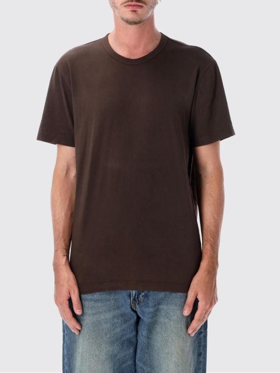 26FW 제임스펄스 클래식 핏 숏슬리브 크루넥 티셔츠 MLJ3311 BARP Brown