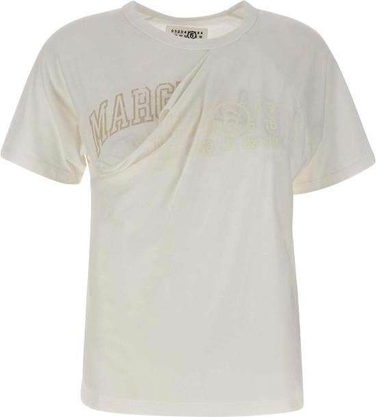 26FW 마르지엘라 반팔 티셔츠 S62GD0224M20048101 WHITE