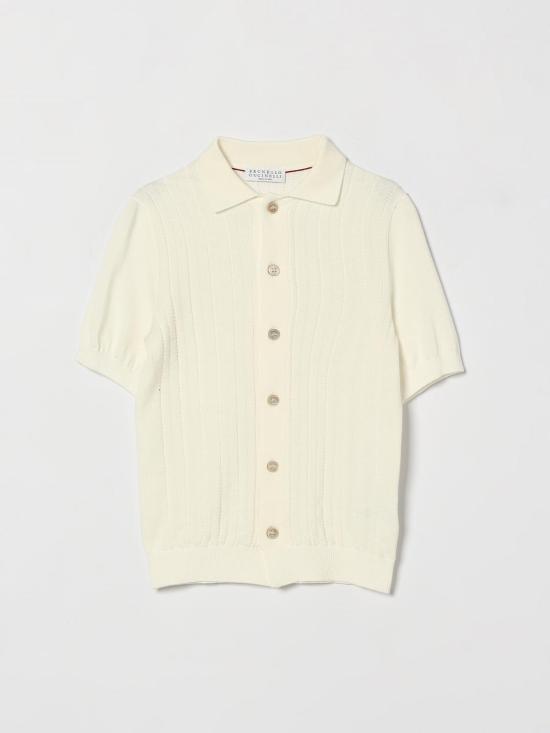 26SS [키즈] 브루넬로 쿠치넬리 풀오버 B29M21506 C2723 Yellow Cream