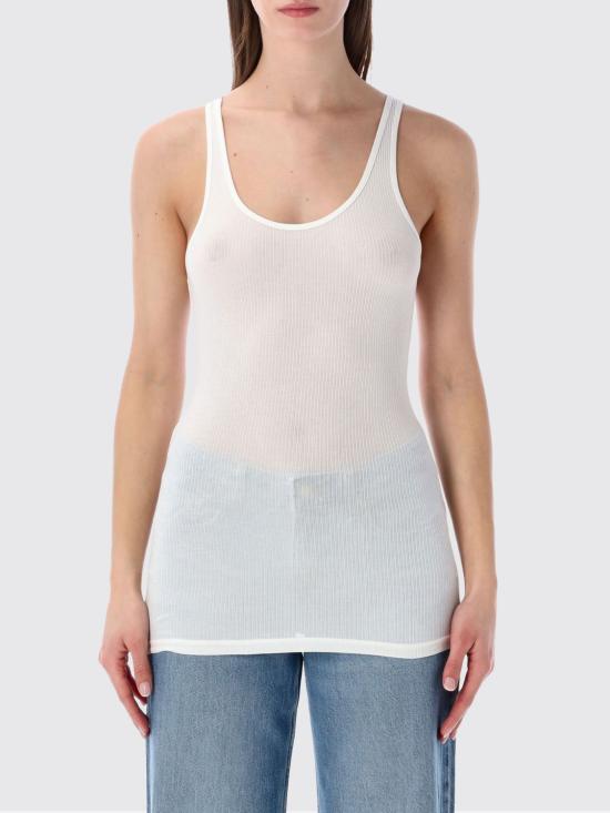 26SS 제임스펄스 립드 데일리 탱크탑 WNL3102 WHT White