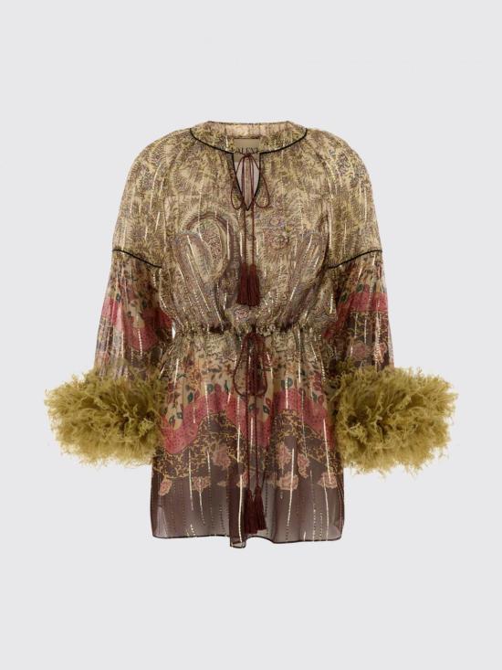 26SS 발렌티노 가라바니 블라우스 8B3AEBB7A54 BR9 Beige - VALENTINO GARAVANI