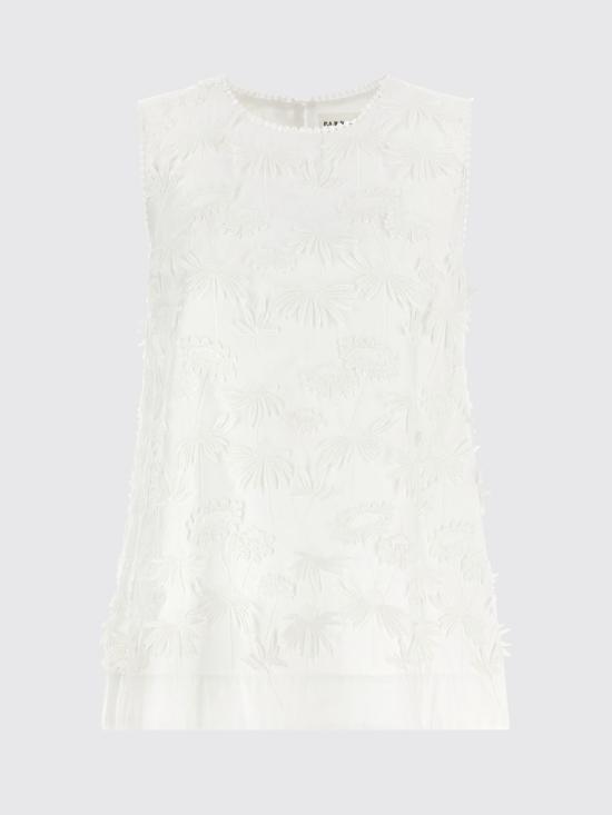 26SS 파로쉬 민소매 티셔츠 D314353CUBO26 801 White - PAROSH