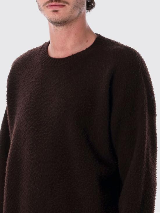 26FW 로베르토 콜리나 스웨터 263MYB21501 08 Brown - ROBERTO COLLINA