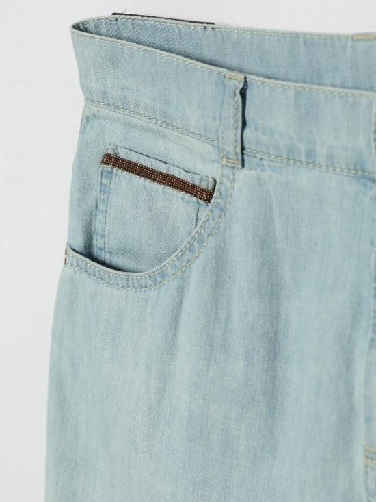 26SS [키즈] 브루넬로 쿠치넬리 진 BH192P644 C9026 Denim - BRUNELLO CUCINELLI