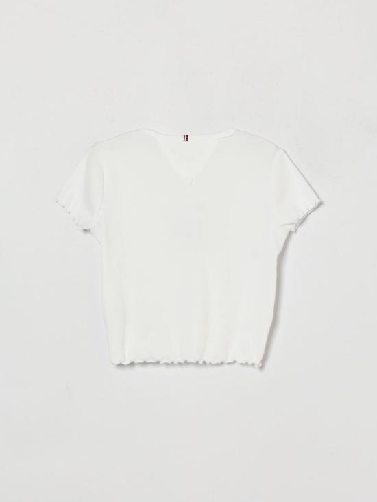 26SS [키즈] 타미힐피거 티셔츠 KG0KG09313 YBR White - TOMMY HILFIGER