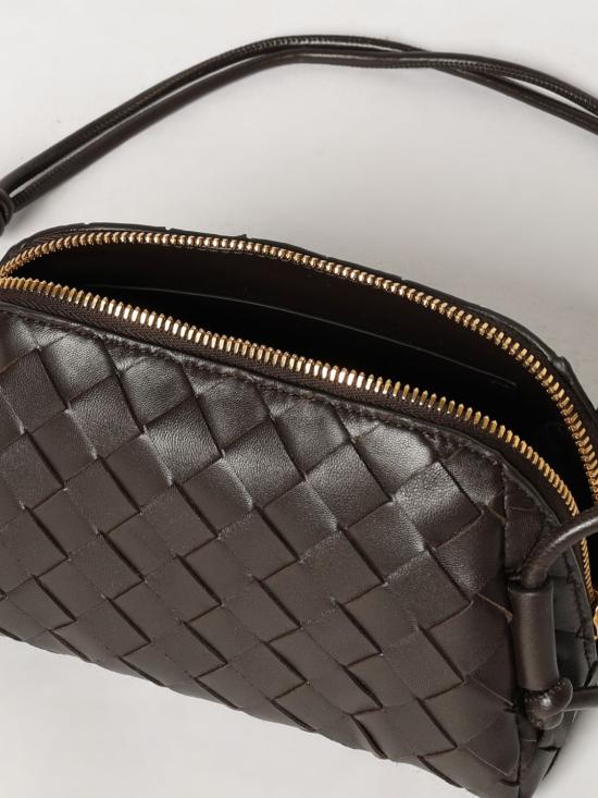 26FW 보테가베네타 인트레치아토 콘서트 파우치 794258VCPP1 2132 Brown - BOTTEGA VENETA