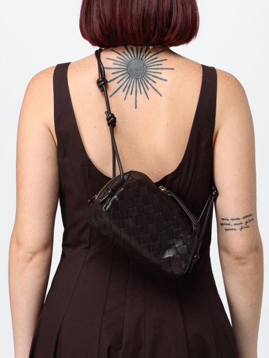 26FW 보테가베네타 인트레치아토 콘서트 파우치 794258VCPP1 2132 Brown - BOTTEGA VENETA
