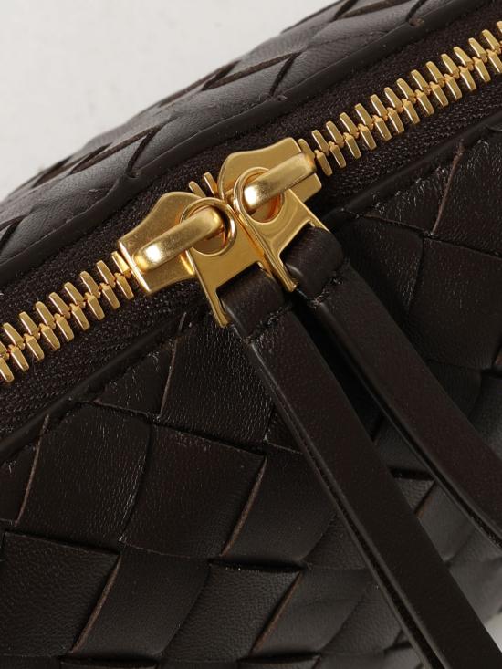 26FW 보테가베네타 인트레치아토 콘서트 파우치 794258VCPP1 2132 Brown - BOTTEGA VENETA