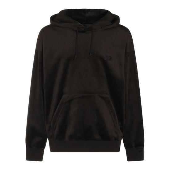 26FW 와이쓰리 후드 티셔츠 IA4372 BLACK DOM