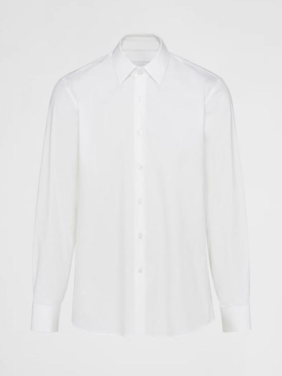 26FW 프라다 긴팔 셔츠 UCM608SOOO10HT F0009 White