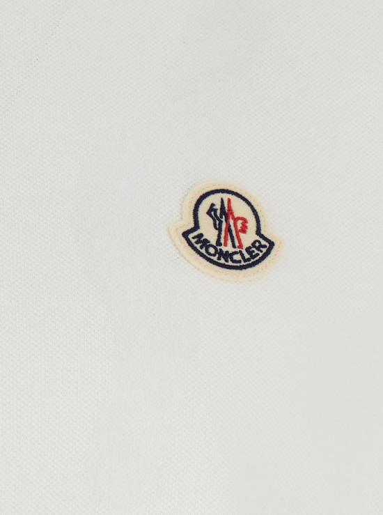 26FW 몽클레어 폴로 티셔츠 8A00011 84556 002 WHITE DOM - MONCLER