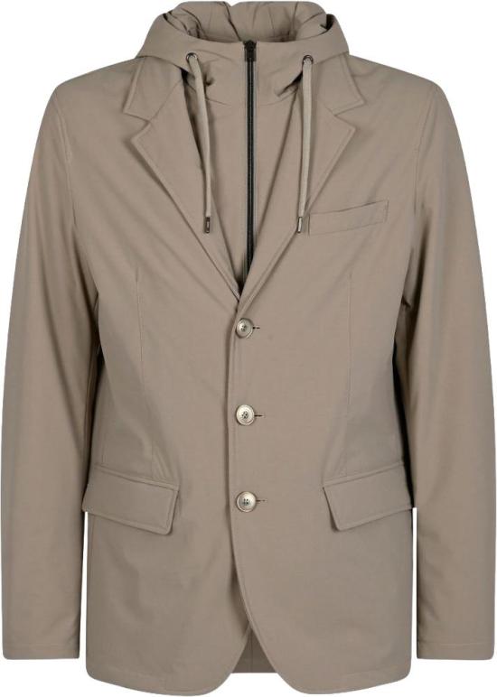26FW 에르노 스트레치 컴포트 나일론 리조트 블레이저 GA00018UR12742S1985 BEIGE