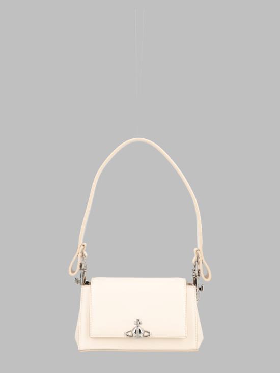 26FW 비비안웨스트우드 헤이즐 스몰 핸드백 4603000WW S0026A401 WHITE