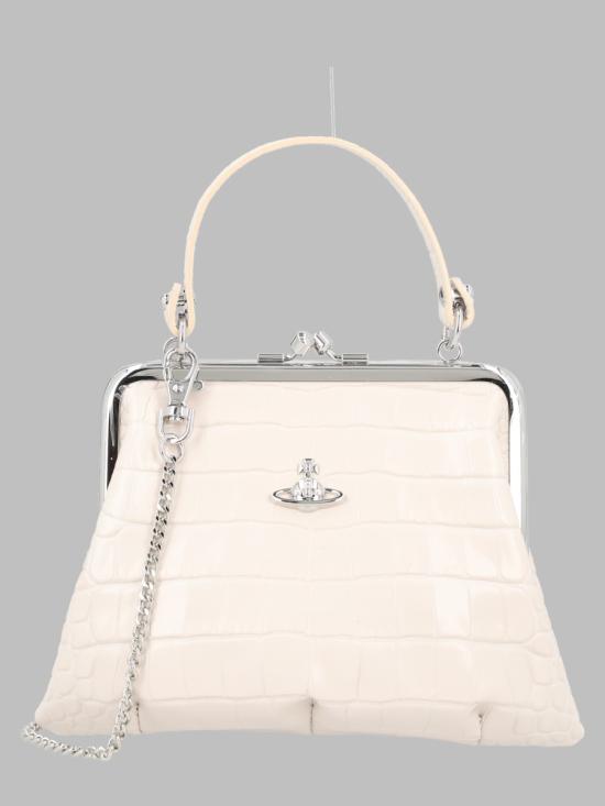 26FW 비비안웨스트우드 그래니 프레임 퍼스 4B010007W L0098A402 IVORY