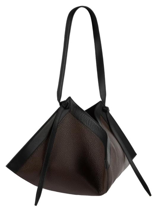 26FW 유제피 숄더백 WONTON PEBBLE GRAIN LEATHER ESPRESSO BROWN - YUZEFI