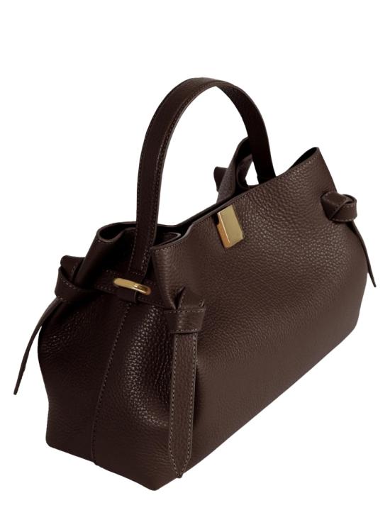 26FW 유제피 토트백 GYOZA PEBBLE GRAIN LEATHER ESPRESSO BROWN - YUZEFI
