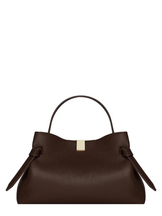 26FW 유제피 토트백 GYOZA PEBBLE GRAIN LEATHER ESPRESSO BROWN