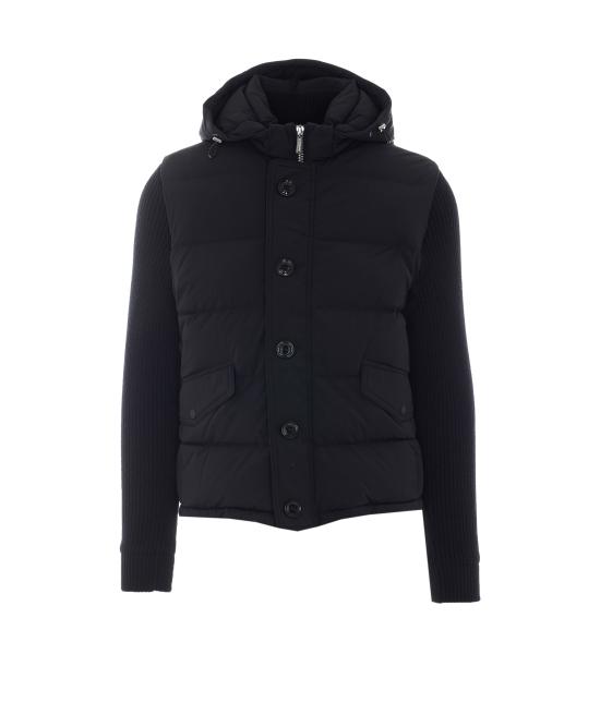 26FW 무레르 포스콜로 KNM 패디드 봄버 니트 자켓 FOSCOLO KNMU0001 Black