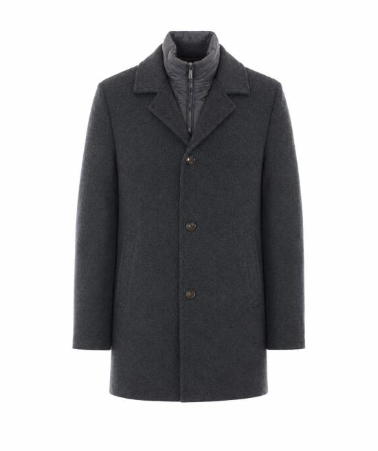 26FW 무레르 몬페라토 LE 싱글 브레스티드 코트 MONFERRATO LEU0051 Grey