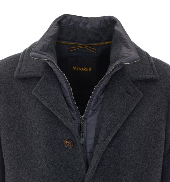 26FW 무레르 몬페라토 LE 싱글 브레스티드 코트 MONFERRATO LEU0051 Grey - MOORER