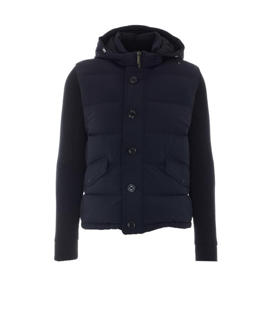26FW 무레르 포스콜로 KNM 패디드 봄버 니트 자켓 FOSCOLO KNMU0402 Blue