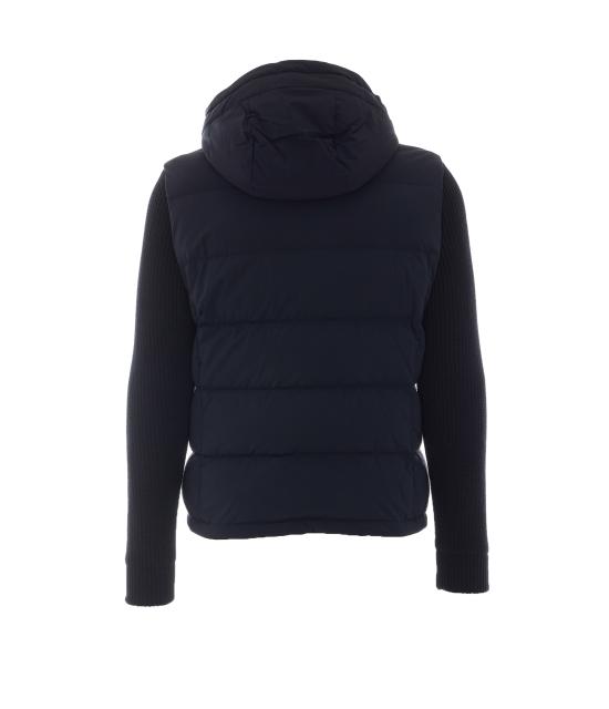 26FW 무레르 포스콜로 KNM 패디드 봄버 니트 자켓 FOSCOLO KNMU0402 Blue - MOORER
