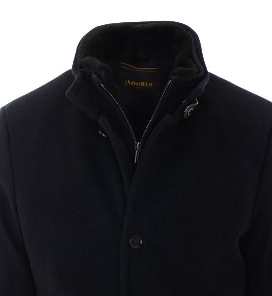 26FW 무레르 본드 FUR CS 싱글 브레스티드 구스 다운 자켓 BOND FURCSU0498 Blue - MOORER
