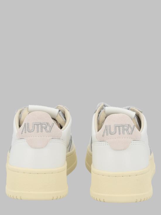 26FW 오트리 메달리스트 로우 레더 스니커즈 AULW SW03 WHITE - AUTRY