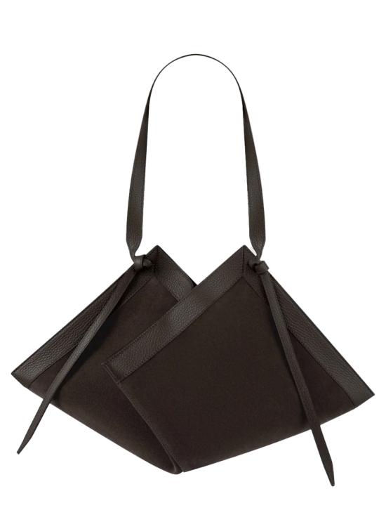 26FW 유제피 숄더백 WONTON SUEDE GANACHE BROWN