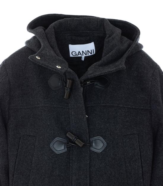 26FW 가니 코트 A1120002 252 Grey - GANNI