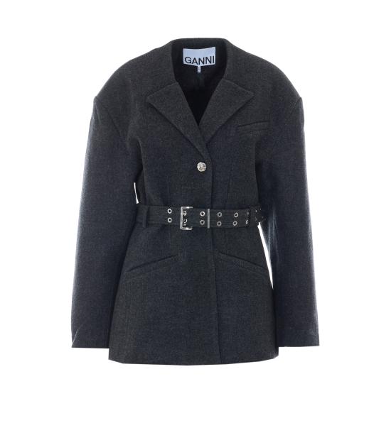 26FW 가니 수트 자켓 A1130013 252 Grey