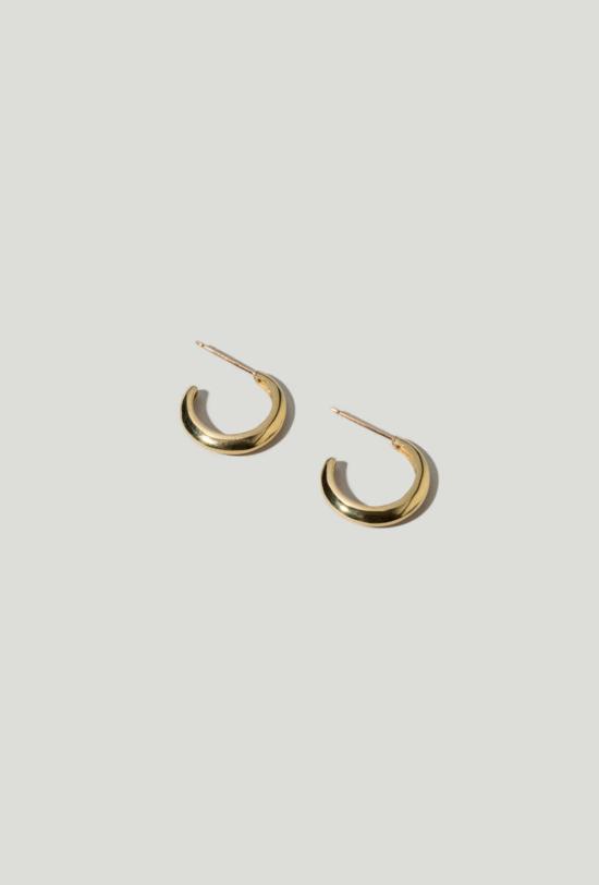  마슬로 주얼리 이어링 미디엄 클래식 후프 - MASLO JEWELRY
