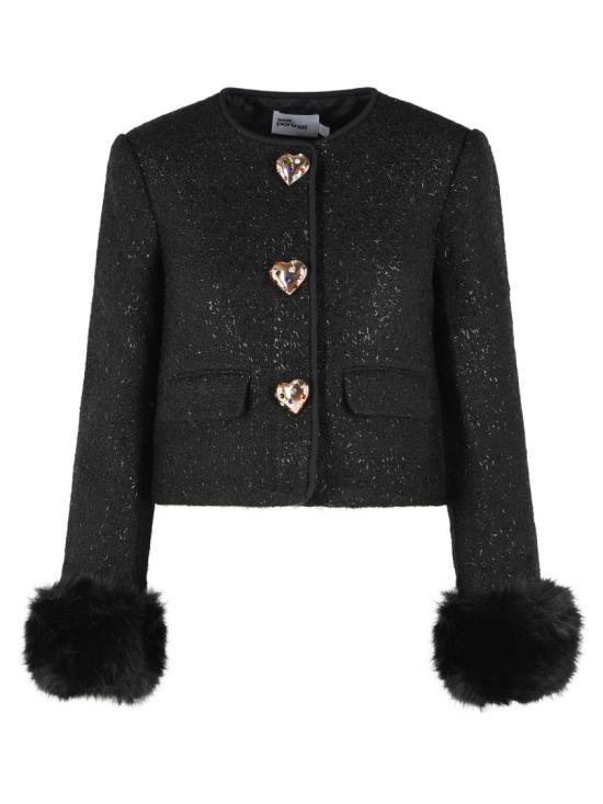 26FW 셀프 포트레이트 자켓 AW26 131J B BLACK