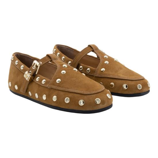 26FW 가니 플랫 슈즈 D1020021983 Brown - GANNI