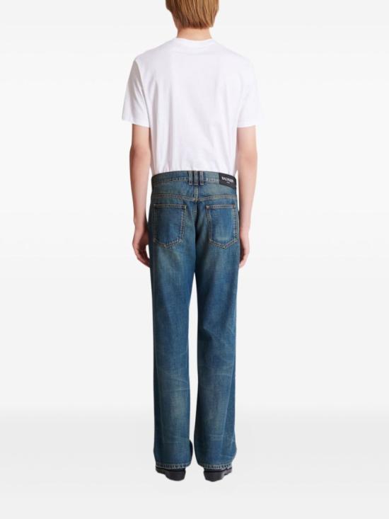 25FW 발망 데님 팬츠 FH0MI100DG04 6EX Grey - BALMAIN