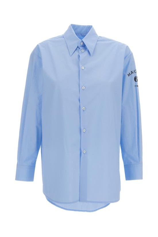 26FW MM6 메종마르지엘라 블라우스 S52DT0072M35256479 Blue