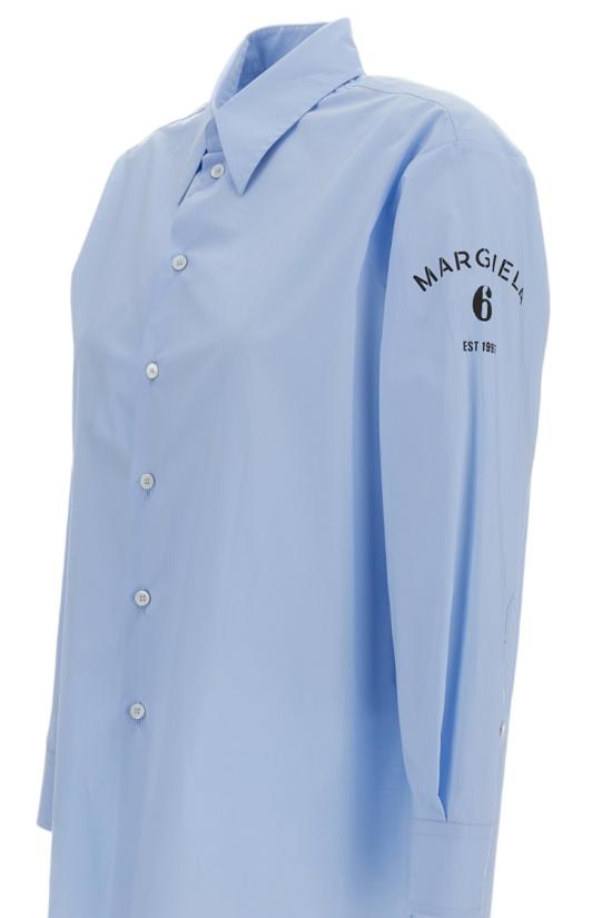 26FW MM6 메종마르지엘라 블라우스 S52DT0072M35256479 Blue - MM6 MAISON MARGIELA