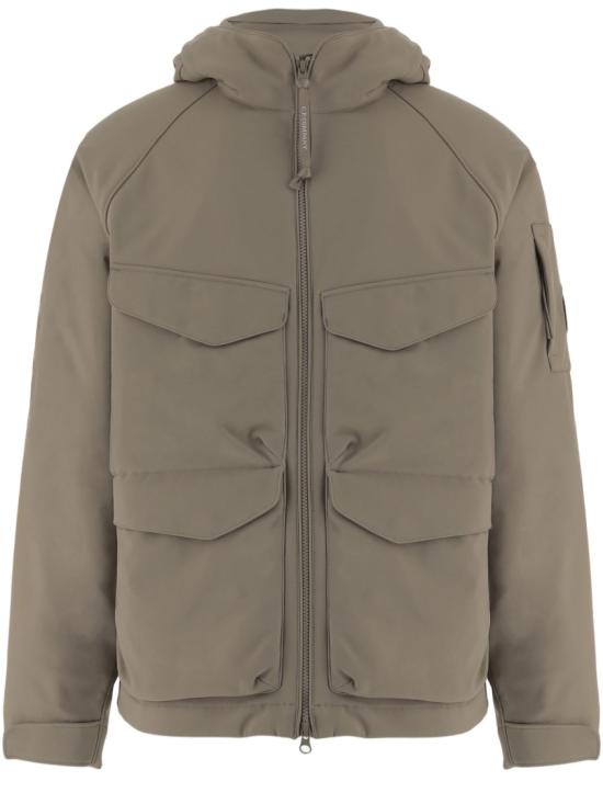 26FW 씨피 컴퍼니 쉘-R 패딩 후드 렌즈 자켓 21CMOW004A006097A356 Brown