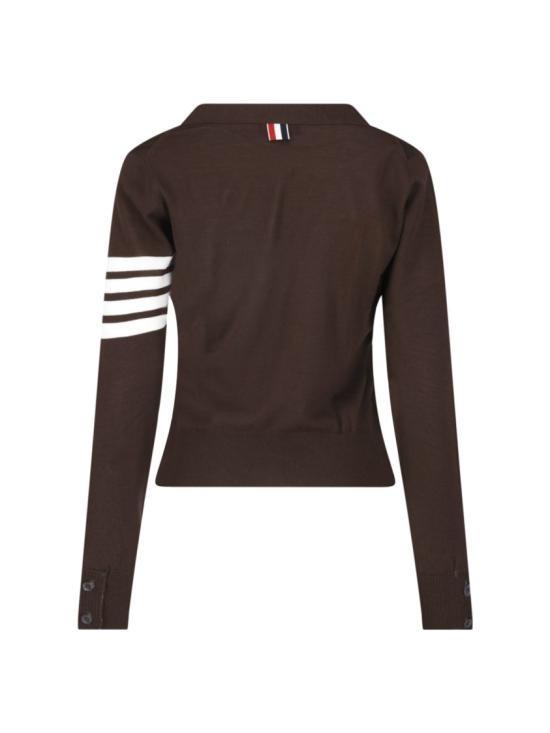 26FW 톰브라운 파인 메리노 울 4바 릴렉스 핏 가디건 FKC334A Y1014208 Brown - THOM BROWNE