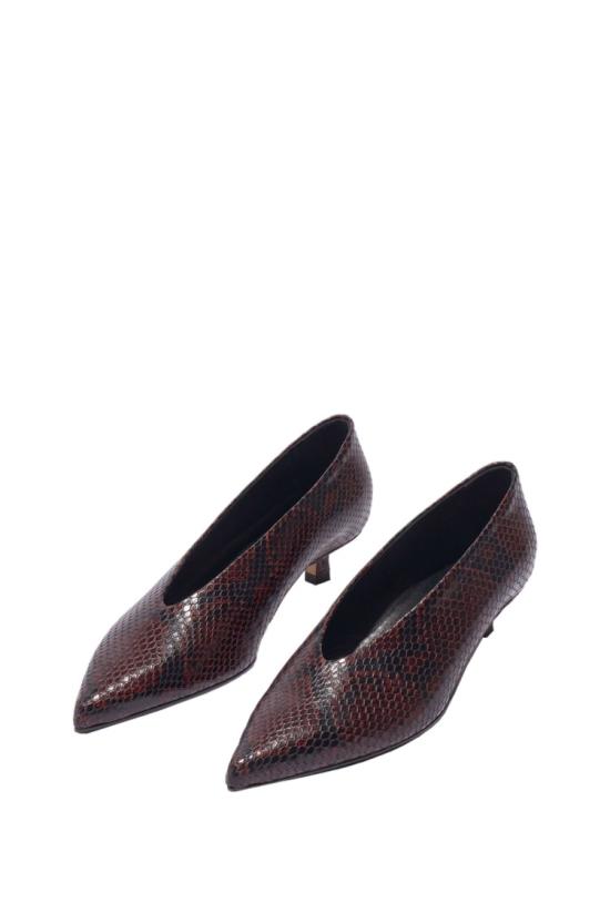 26FW 에이드 힐/펌프스 A11PU0125006012226PORT Brown - AEYDE