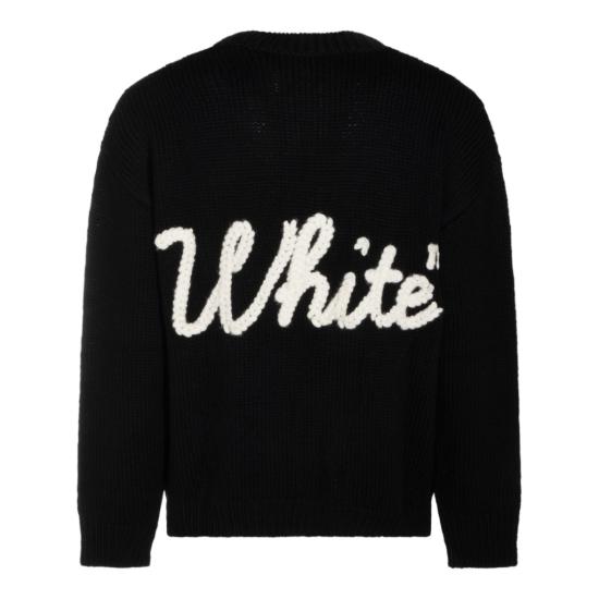 26FW 오프화이트 스웨터 OMHE212F26KNI002001 Black - OFF WHITE